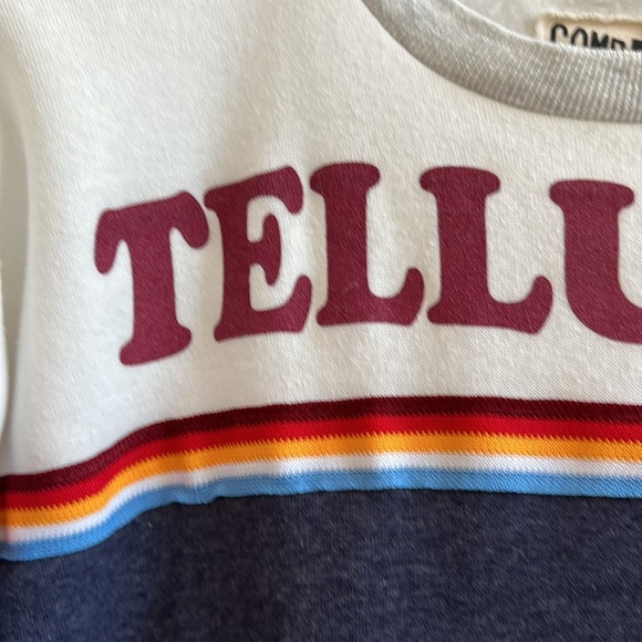 EUC Camp Collection Telluride Retro Striped Sweatshirt 🌈 😎 - Picture 3 of 8